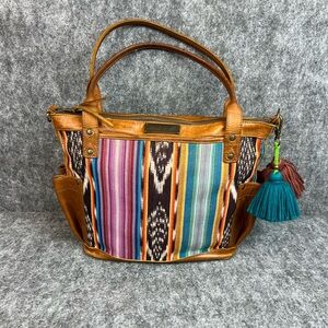 Nena & Co. The Perfect Bag Medium Top Handle Backpack Vintage Made in Guatemala